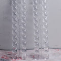 Artificial Transparent Crystal Square Nail Tips 120 Pcs/Pack Elegant Nail Art Salon & Spa Training Use Nail DIY
