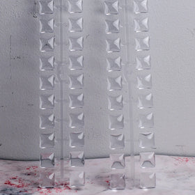Artificial Transparent Crystal Square Nail Tips 120 Pcs/Pack Elegant Nail Art Salon & Spa Training Use Nail DIY