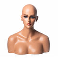 Custom Made Dark Skin Mannequin Head with Layered Lashes 3D Lash Stand