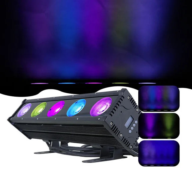 VLTG LED 5*45W RGB COB Pixel Wall Wash Light IP65 Outdoor Waterproof Led Linear Wall Washer Light Rgb Dmx for Project
