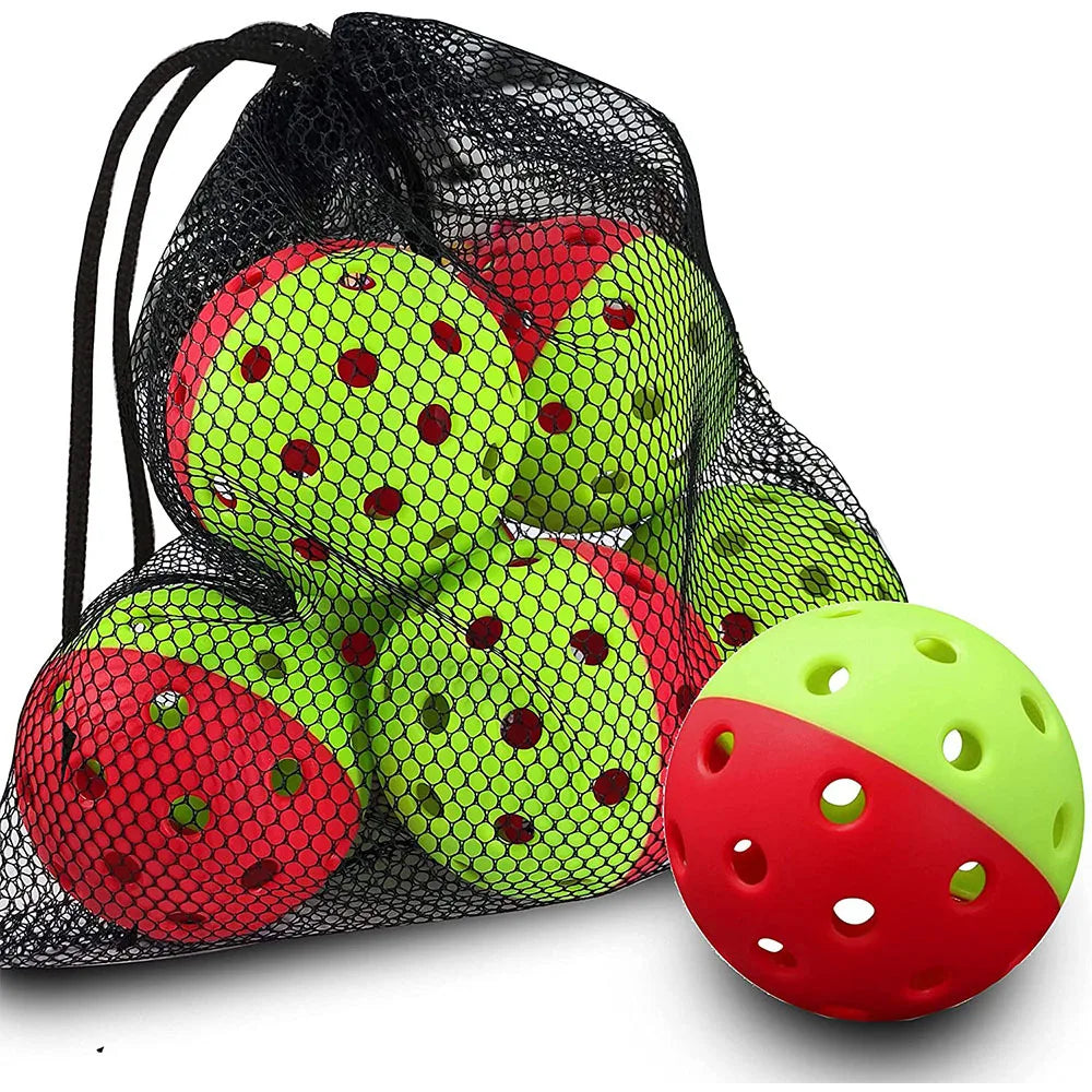 USAPA X40 Premium Thermoformed Red Pickleballs Set Excellent Quality with 6 Balls