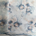 Multi Color Cheap Quality Embroidered Flower Wedding Lace Fabric LT20569