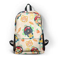 Eco-friendly Fabric Backpack Custom Cartoon Character Design Waterproof Lining School Bag Multi-functional Rucksack