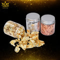 Foil Resin Gilding Leaves Paper for Crafts Slime Making Art Nail Decoration Mixed and Flake Leaf Gold Silver Flakes