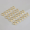 Fashion Jewelry 925 Sterling Silver Earrings Plain English 26 Letter Alphabet Pendant Gold Plated Hoop Earrings for Women