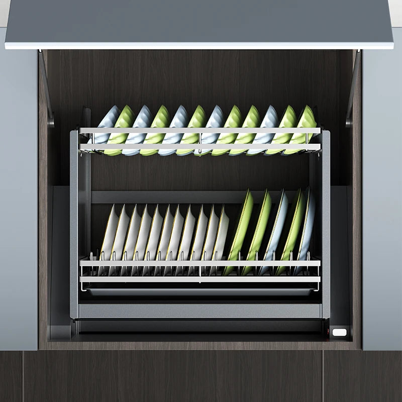 Kitchen Hardware Electric Kitchen Lift System Pull Down Cabinet Basket