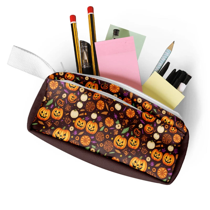 Custom NO MOQ Student Pen Holder Colorful Pencil Bag Portable Stationary Case Double Layer Zipper Pencil Case