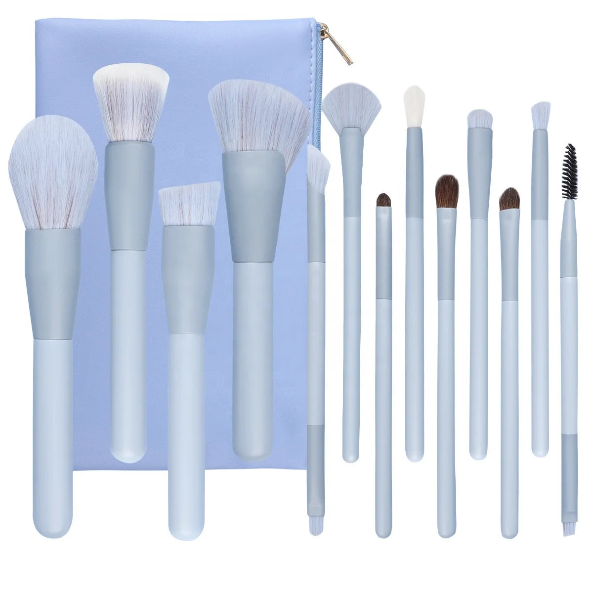 Makeup Brushes Set Private Label Professional Wholesale Exquisite Cosmetics13pcs Foundation Trade Assurance Nylon Skin-friendly