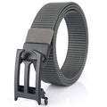 Custom Logo 3.5cm Wide Nylon Fabric Belts With Alloy Automatic Buckle Casual Belts for Men
