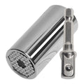 7 to 19mm 1/4 to 3/4 Magic Socket Multifunctional Silvery Multi Purpose Wrench Extension Rod Electric Hand Drill Screw Tool Set
