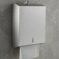 Hot Sale Bathroom Square Stainless Steel 304 Toilet Paper Holder Wall Mounted Silver Toilet Tissue Paper Box for Hotel Washroom