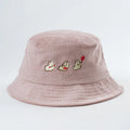 Corduroy Bucket Hats Custom Embroidery Adult Size Bucket Hats Custom LogoCustom Adult Size Bucket Hats