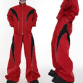 Wholesale Oversized Track Suit Nylon Loose Sweat Pant Sweatsuits Jogging Set Reflective Windbreaker Jacket Tracksuit for Men