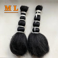 2026 Animal Hair 100% Yak Hair Natural Black Color 18''-20''