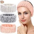Spa Facial Headband Hairband Yoga Sports Shower Facial Elastic Head Band Wrap Wristbands Girls Women for Makeup and Washing Face
