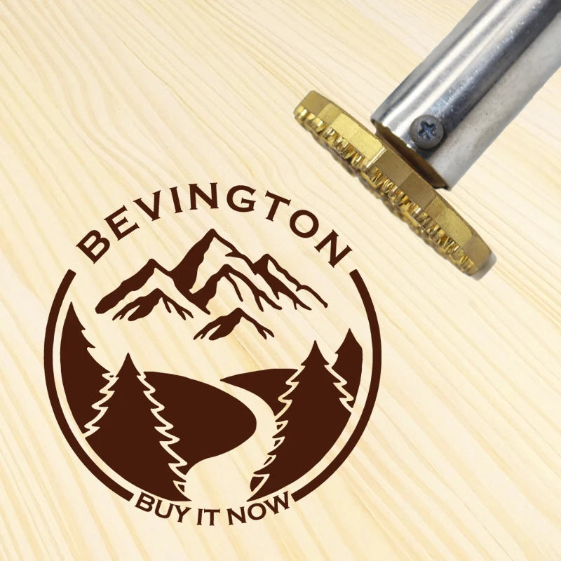 Custom Wood Burning Stamp Soldering Iron Brass Material with Logo Household Gift Product