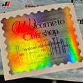 A4 Glossy Holographic Self-Adhesive Vinyl Sticker Paper 3D Inkjet Printable PET Silver Laser Smudge Proof Waterproof DIY Crafts
