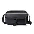 Luxury Fashion Waterproof Real Leather Shoulder Bag Men Leather Travel Plain Mini Messenger Bag