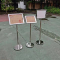 Bank Hotel Wedding Gold Rope Queue Line Sign Stand Stanchions for Crowd Control pink Pole