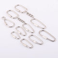 Pear Shape 35mm Metal Quick Link Screw Hook for Gifts Keychain Accessories