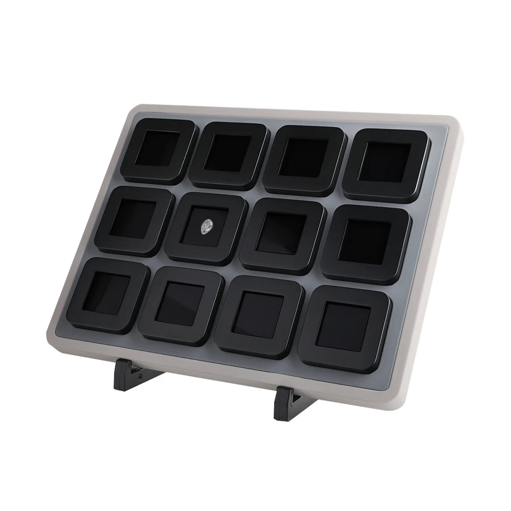 DiKaiTools New Style Gem Box Diamond Presentation Mastery DK21676-12 Deluxe Boxes in Luxury Tray