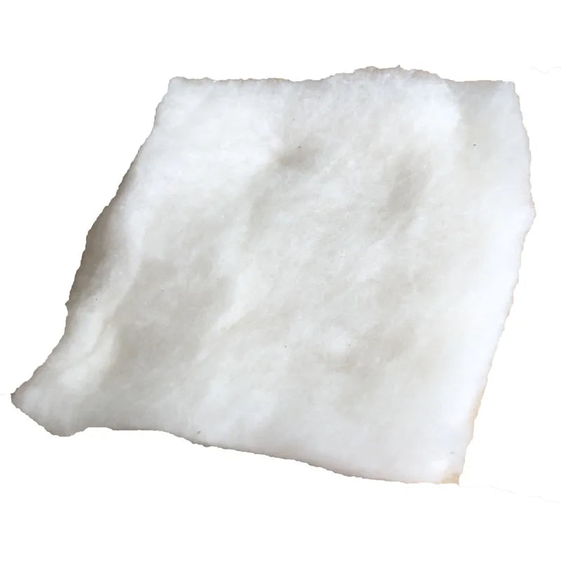 100% Cotton Fibre Stuffing White Spray Cotton Wadding Fusible Breathable Memory