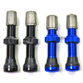 Tubeless Schrader Valves Bike Valve Stem Aluminum Alloy Universal for MTB Road Bike Bicycle 40mm 44mm 60mm