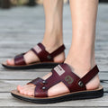 New Casual Fashion Platform Men Slippers Printed Outdoor/Indoor Beach Sandals with Massage & Cushioning Spring/Summer