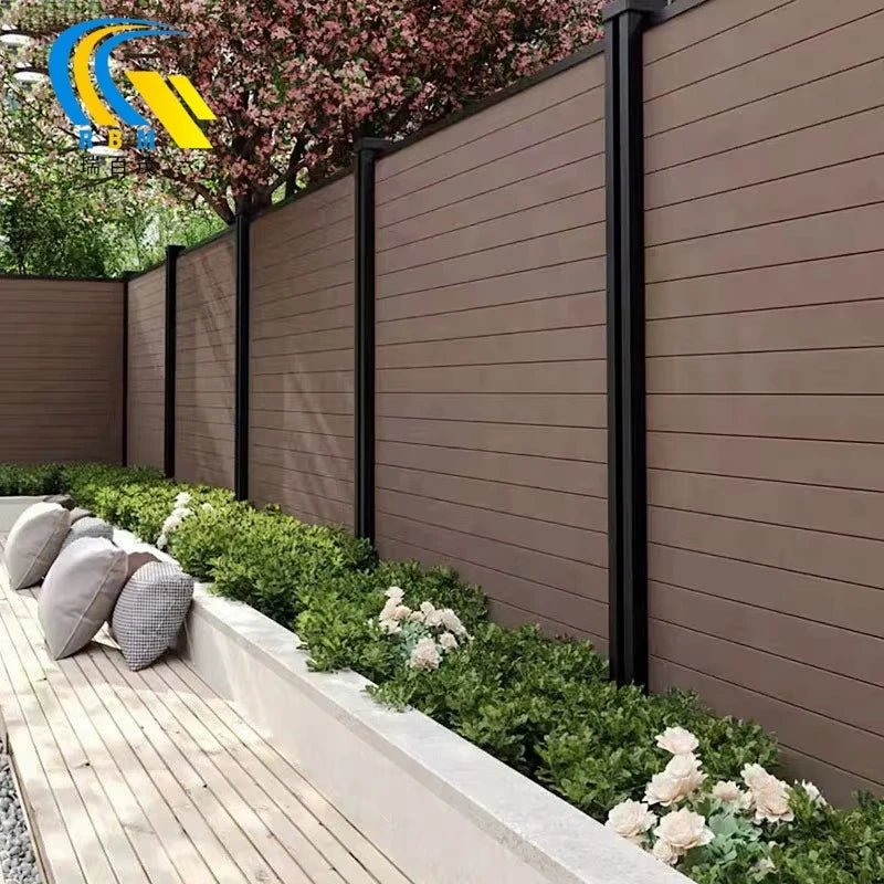 Eco-Friendly WPC Composite Fence Panels Waterproof and Durable Privacy Fencing for Garden and Backyard