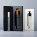 Wholesale Perfume Eye Roller Ball Bottle Empty Essential Oil Perfume Glass Roll on Bottle 10ml with Aluminum Lid and Box