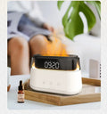Multi-function Color LED Night Light Alarm Clock Flame Aroma Diffuser Humidifier for Home Office Spa Yoga