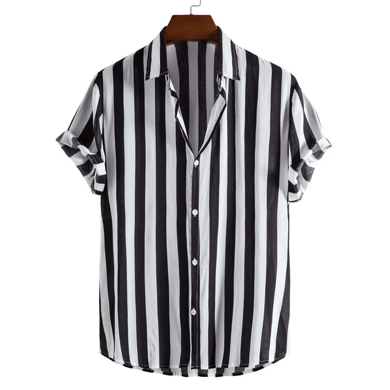 Custom Short Sleeve Casual Dress Shirt for Men Button up Shirt Mens Printed Summer Shirt