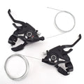 Bicycle 3x7 Speed Shifter for MTB Brake Lever Combo With Inner Shift Cables Bicycle Parts Front Derailleur 3*8s