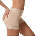 Columbia Shaper Womens Mid Rise BBL Shorts High Cut Thin Lace Panties Lace Decoration Plain Dyed Shaper Logo Waist Wholesale MegaBDM