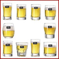 Libbey Glass Commercial Supplier bar Restaurant Use Bead Convex Base Beer Glass Tumbler Wine Drinking Glass Cup Wholesale
