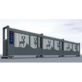 Custom Laser Cut Main Gate Aluminum Gate Design Aluminum Metal Trackless Sliding Gate Automatic