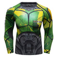 Factory Hot Sale Compression Shirt Men Custom Sublimation Rash Guards With Wholesale Price