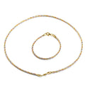 Trendy 100% 925 Sterling Silver Italy Chain Custom 18k Gold Plated Rope Chain Necklace Hand Made Three Chain Woven Choker Women