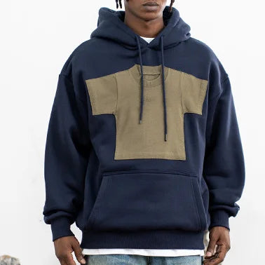 Wholesale Custom Heavyweight Hooded Printed Grey Hoodie Sweatshirts Mens 100% Cotton Oversized Hoodie