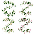 Hot Selling air Conditioning Shade Beautiful Chen Wedding and Festival Decoration Simulated Cherry Blossom Rattan