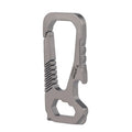 Camping Tool Durable Titanium Alloy Keychain Car Key Holder Outdoor Carabiner Spring Snap Hook Clip Backpack Buckle