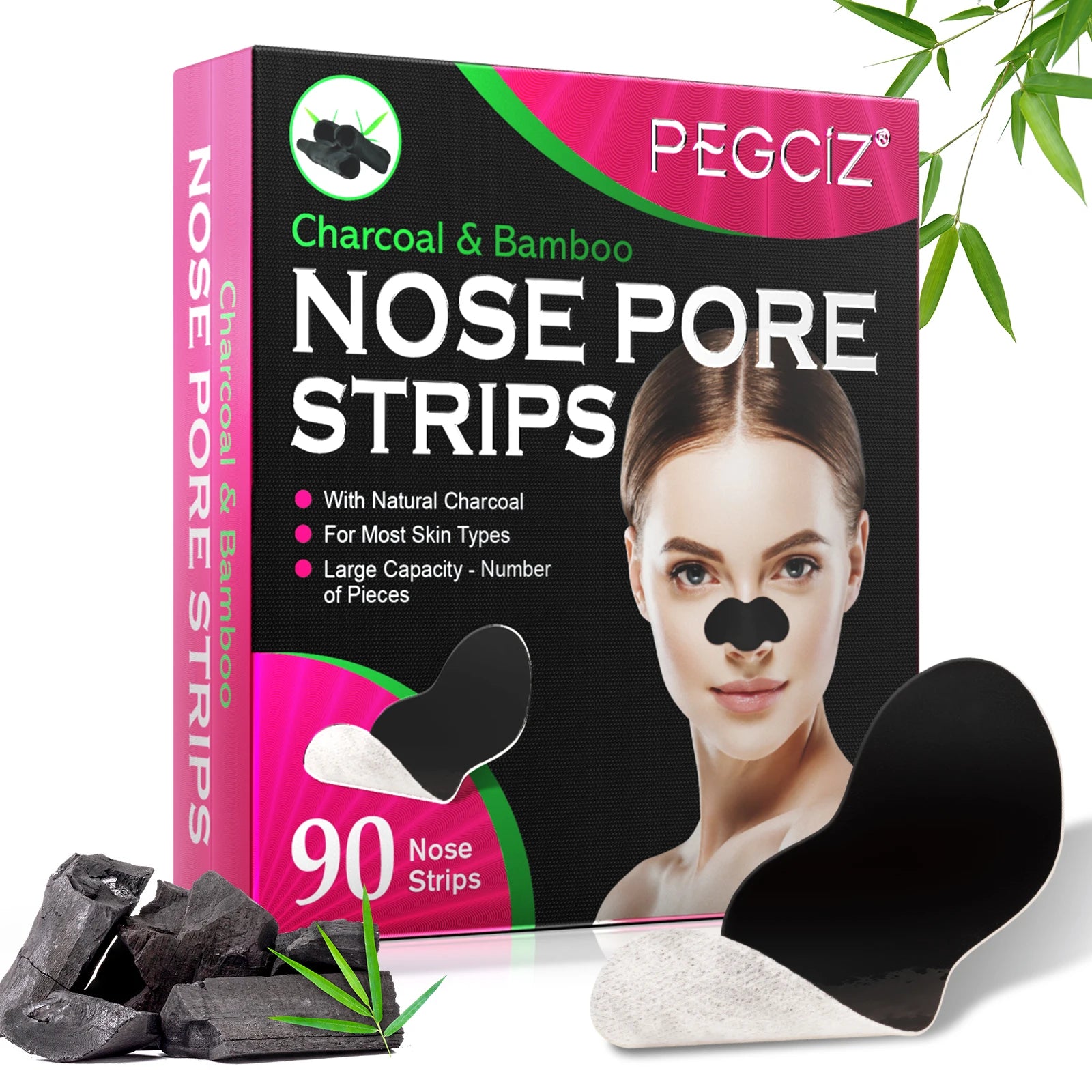 Custom Logo Face Aftercare Black Head Remover T Zone Nose Patches Moistruzier Deep Cleansing Pore Nose Strips