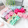 Elastic Headband Woman's Korean Version of Coral Velvet Sports Hairbands Plush Face Wash Hairband