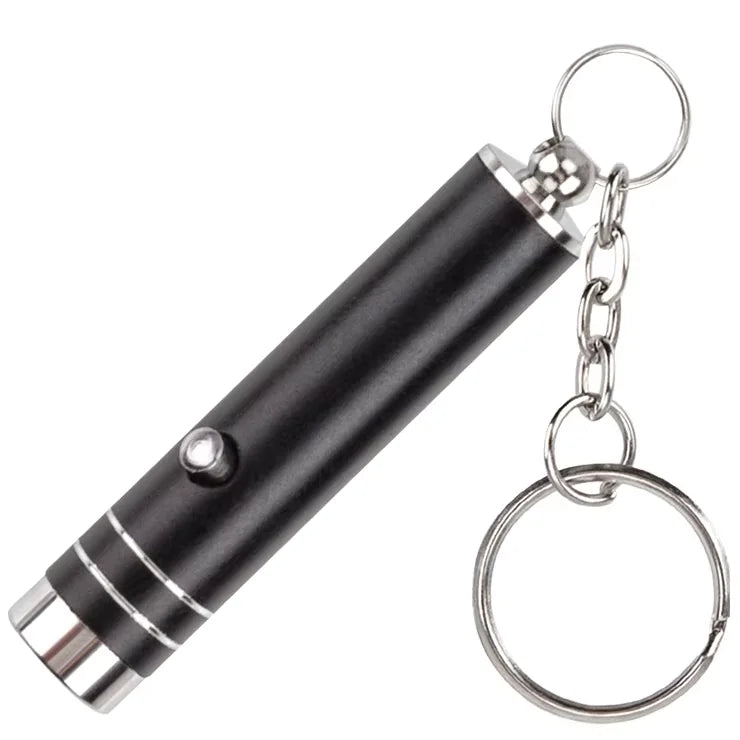 Promotional Aluminum Customized Key Chains 395nm UV Led Torch Keychain Flashlight Keychain Led Keyring
