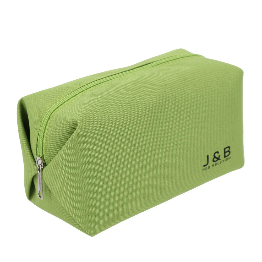 Custom Travel 600D Makeup Cosmetic Organizer Packaging Zipper Bag RPET Customizable Toiletry Wash Pouch Bag with Logo Printed