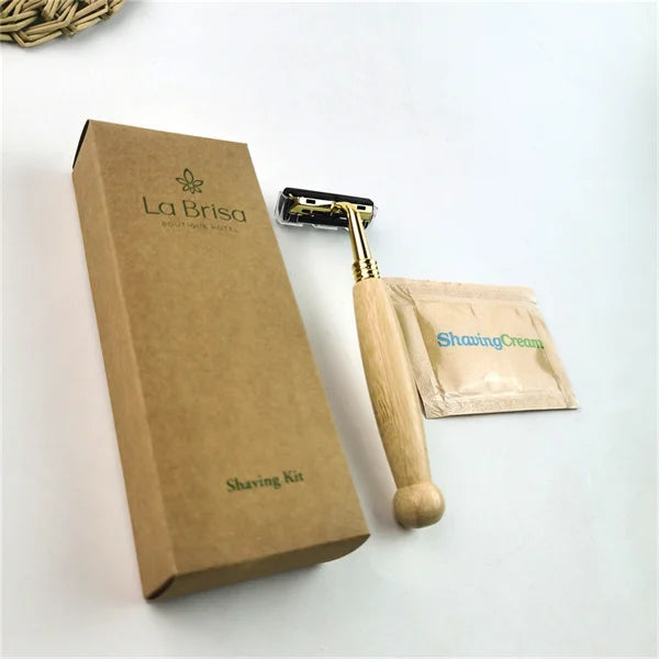Biodegarable Hotel Shaving Kit