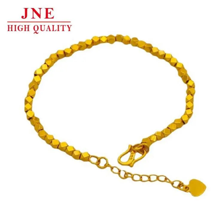 Gold Broken Silver Couple Bracelet Opening Adjustable Small Petty Gold Bracelet Simple Fashion Wholesale