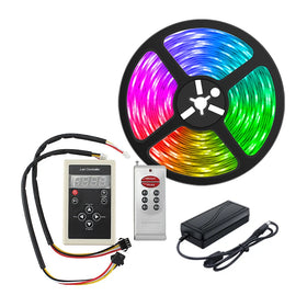 5m RGB Dream Magic Led Strip DC12V 6803 IC IP67 Waterproof LED Strip 5050 SMD 150LED Flexible Light+133 Program RF Controller