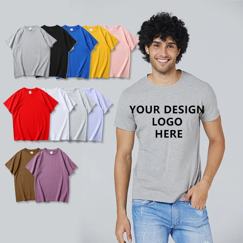 OEM Clothing Manufacturers Custom Brand Big and Tall Mens Drop Shoulder 100% Cotton T-shirts Oversized Graphic t Shirt