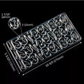 Early Riser 30 Cavity Painting by Numbers Fondant Chocolate Cake Mold DIY Plastic Chocolate Decoration Cake Tools Moulds
